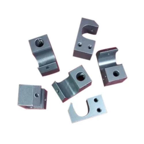 Aluminium Pipe Clamp - Color: Silver