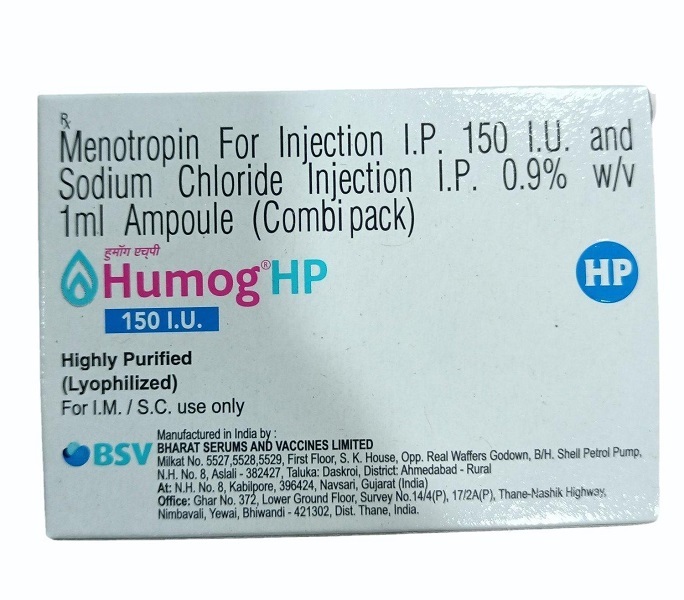 Menotropin 150 Iu Injection - 150 Iu Dosage , Facilitates Female Infertility Treatment And Male Hypogonadism, Injectable Hormonal Therapy