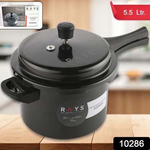 Aluminium Rays Black Beauty Pressure Cookerse