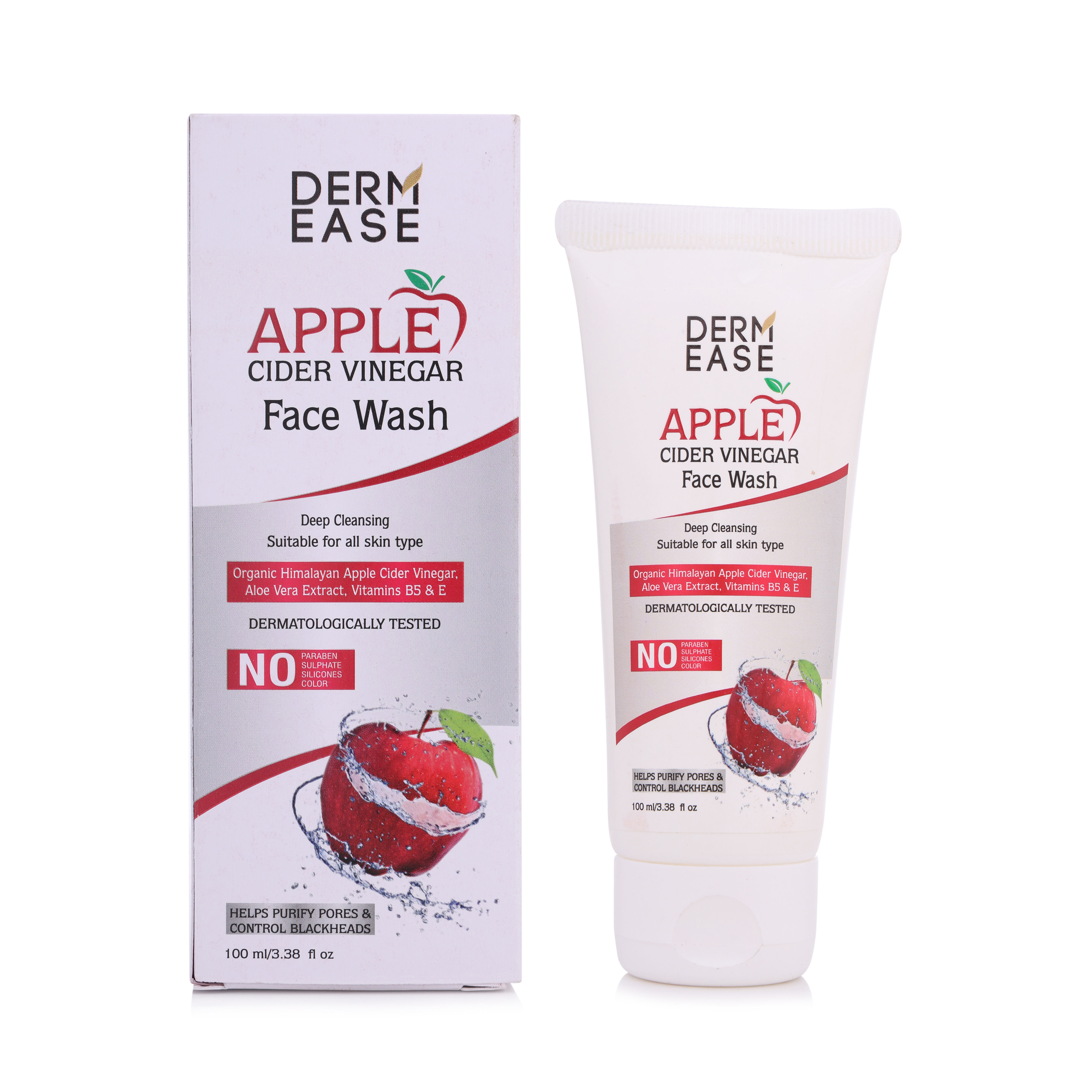 DERM EASE APPLE CIDER FACE WASH