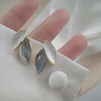 Cherrybox Leaf Earring For Girls - Metal And Zinc, Multicolor | Luxury Style, Versatile Sweet Western Design For Fashionable Girls And Women