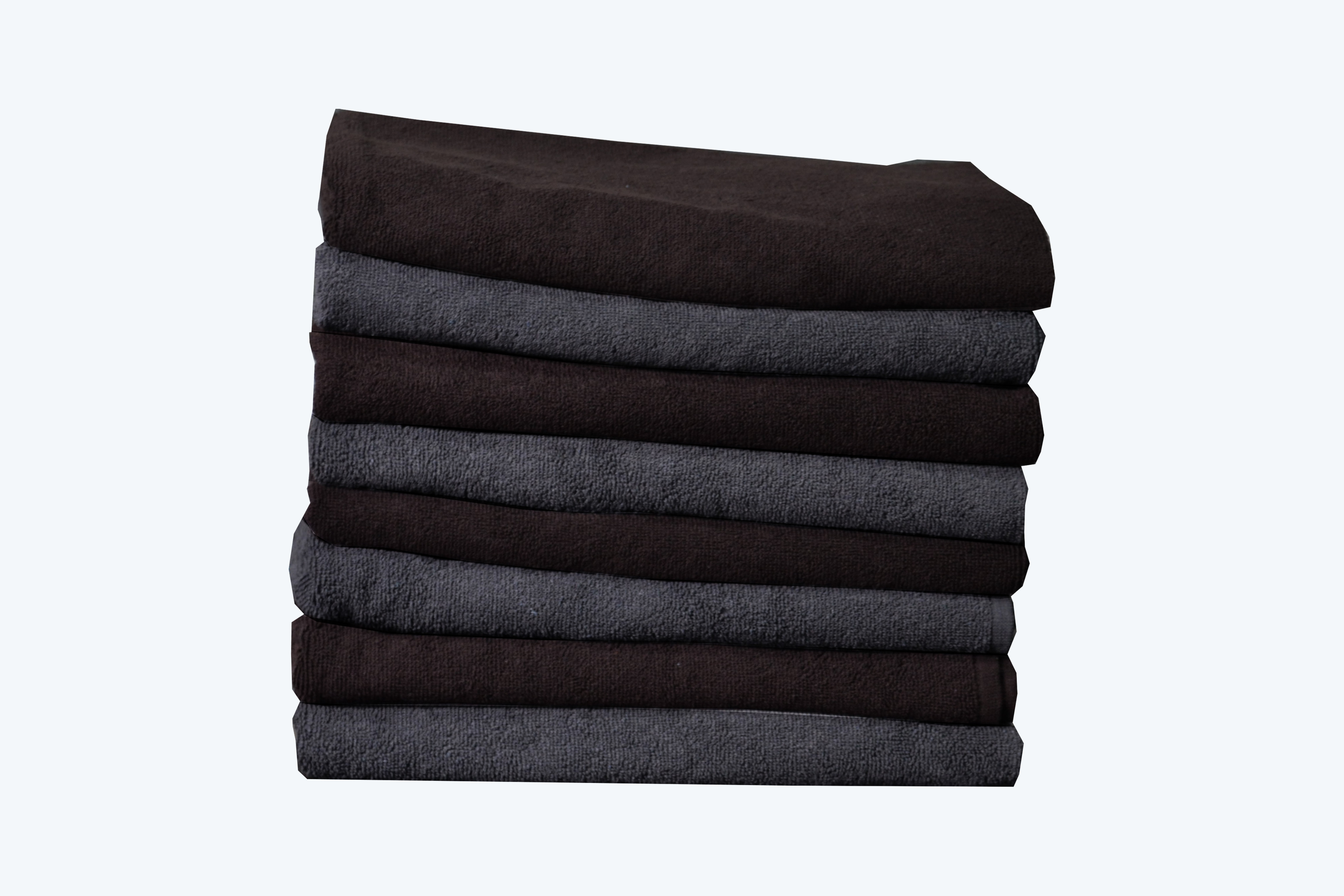 Colour Spa Cotton Towel - Color: Brown & Grey