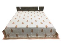 Cotton Hand Block Printed Fhalalin Dohar - Color: Multi
