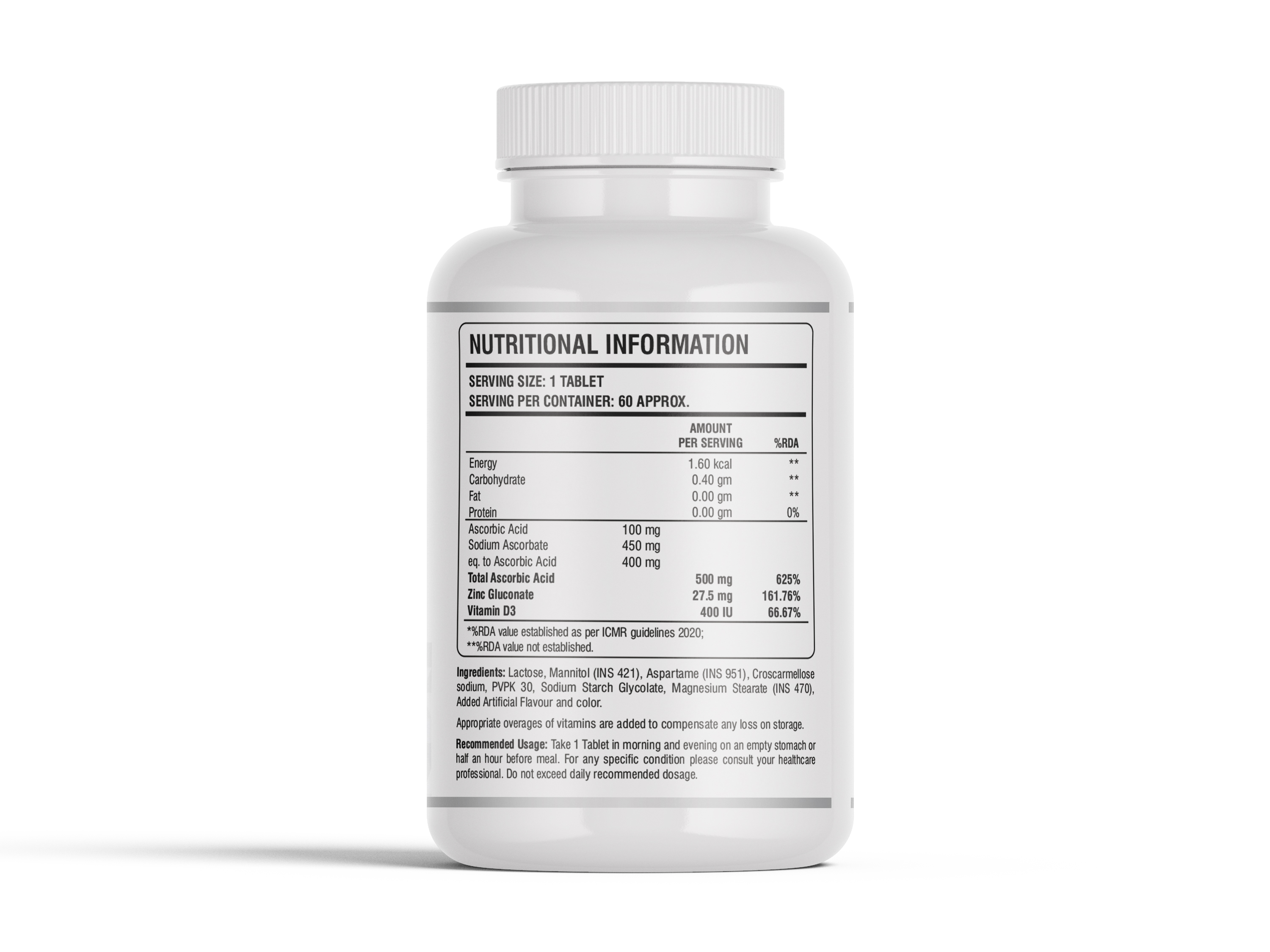 1000 Mg Vitamin C Chewable Tablet General Medicines