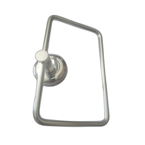 Stainless Steel Bathroom Towel Ring - Color: Silver