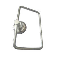 Stainless Steel Bathroom Towel Ring - Stainless Steel, Different Sizes, Glossy Silver Finish | Stylish Rectangular Design, Durable & Elegant
