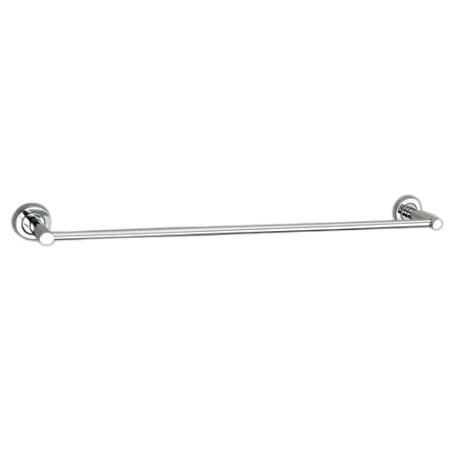 Stainless Steel Bathroom Towel Rod - Color: Silver