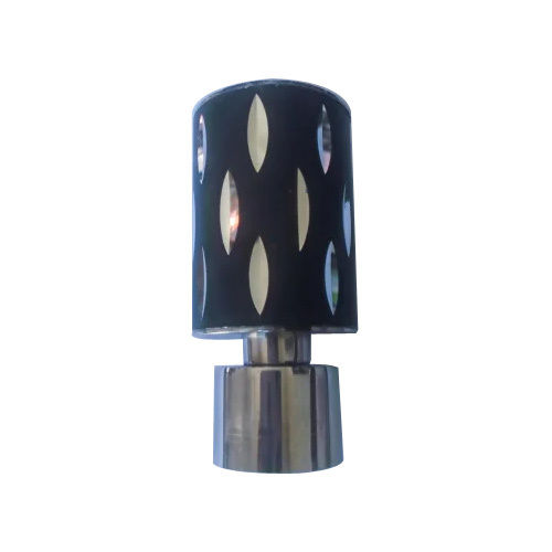 Stainless Steel Curtain Bracket - Color: Black