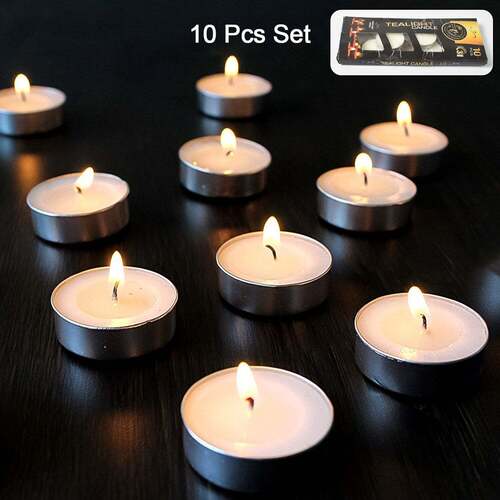 Tealight Candles Set, Smokeless Candlese