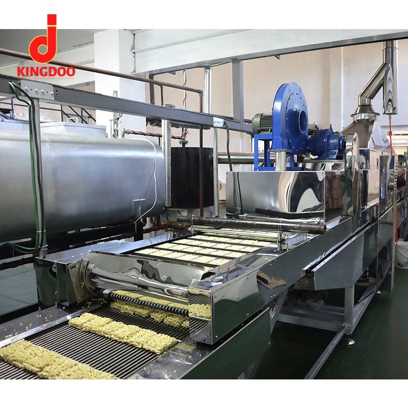 Continuous Deep-Frying Instant Noodle Production Line - Capacity: 166 Pcs/Min