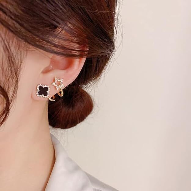 CherryBox Latest Stylish Crystal Stud Earrings for Women and Girls design for party , wedding and casual ware