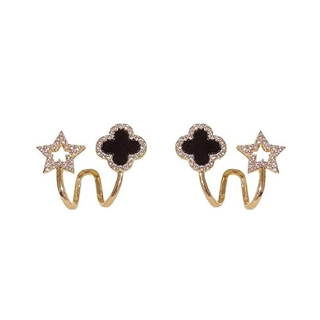 CherryBox Latest Stylish Crystal Stud Earrings for Women and Girls design for party , wedding and casual ware