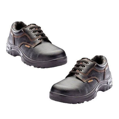 Pu Black Acme Safety Shoes - Outsole Material: Leather