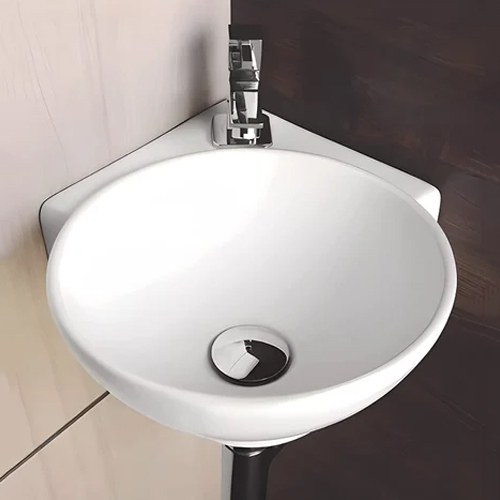 Ceramic Corner Wash Basin