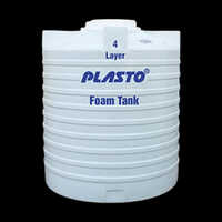 4 Layer Plasto Water Tank - Hdpe Plastic, 5000 Liters, White Round Design | Durable, Uv Stabilized, Corrosion & Rust Resistant