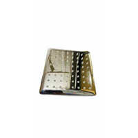 Brass Pillar Cock - Brass Material, Various Sizes Available, Silver Color - Glossy Finish, Square Shape For Easy Grip And Elegant Aesthetic