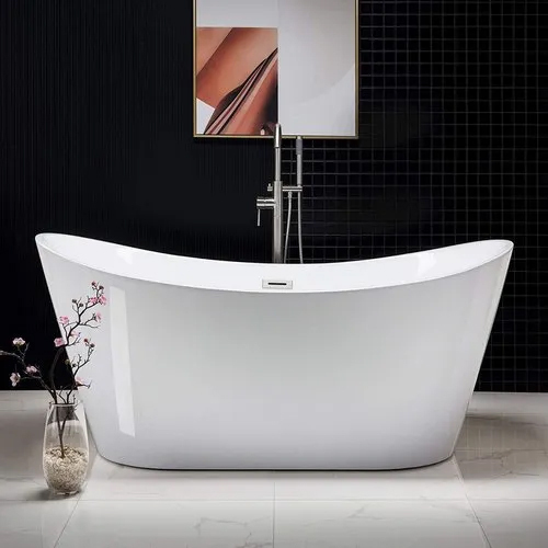 White Ceramic Bathtub