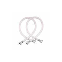 24 Inch Pvc Connection Pipe - 3m Length, 1/2 Inch Outer Diameter, White Color, Round Shape, Powder Coated Surface, Durable And Corrosion Resistant