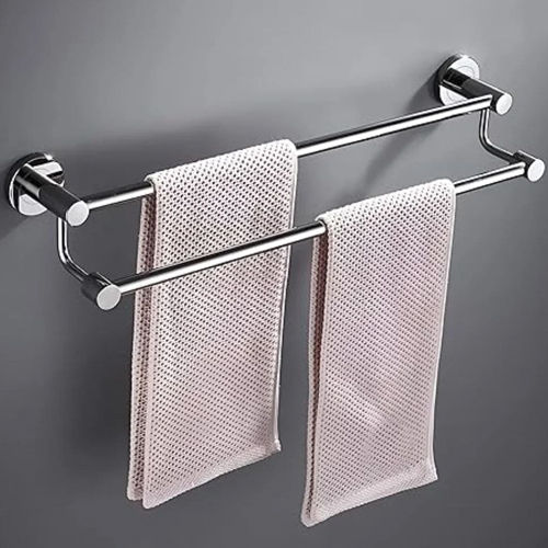 Bath Towel Hanger - Color: Silver