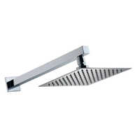 Rain Shower Head - Stainless Steel, Various Sizes Available, Silver Color, Glossy Finish | Luxurious Square Design For Relaxing Rainfall Experience