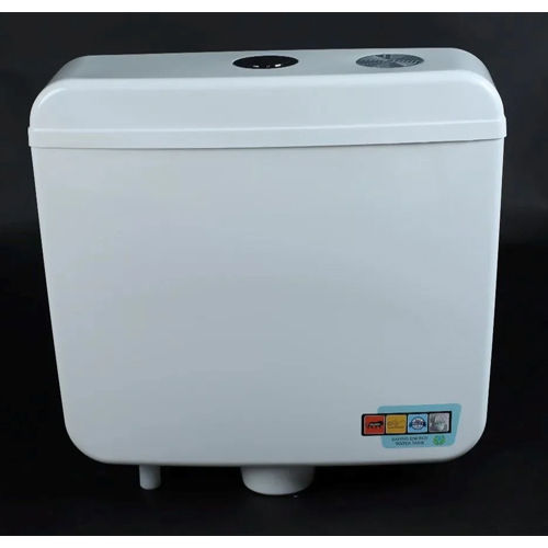 Single Push Flush Tank - Color: White