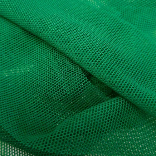 Dark Green Net Fabric