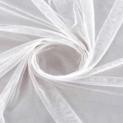 Plain White Dyeable Net Fabric