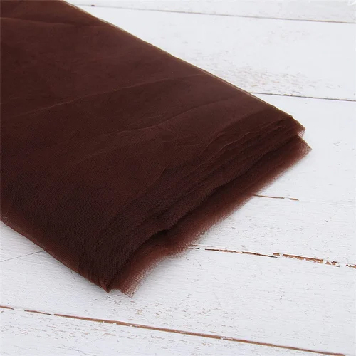 Brown Net Fabric