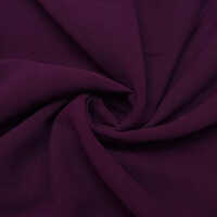 Purple Plain Georgette Fabric