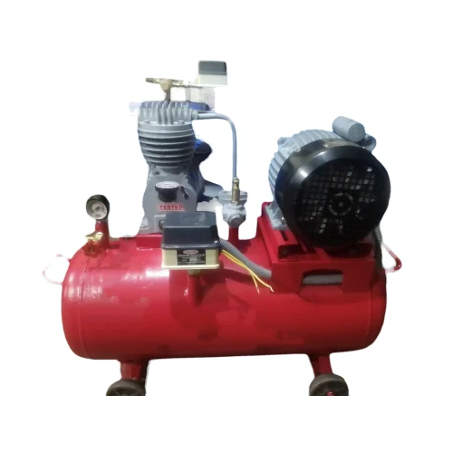 0.5 Hp Air Cooled Mini Air Compressor - Color: Red
