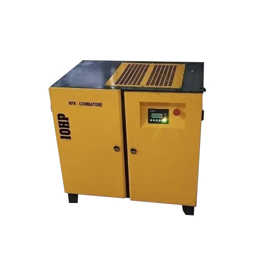 15 Hp Industrial Screw Air Compressor - Color: Yellow