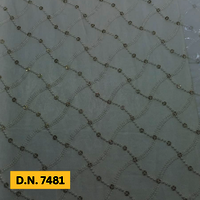 Shop Allover Schiffli Embroidery Fabric D.N. 7481 for Dresses & Sarees
