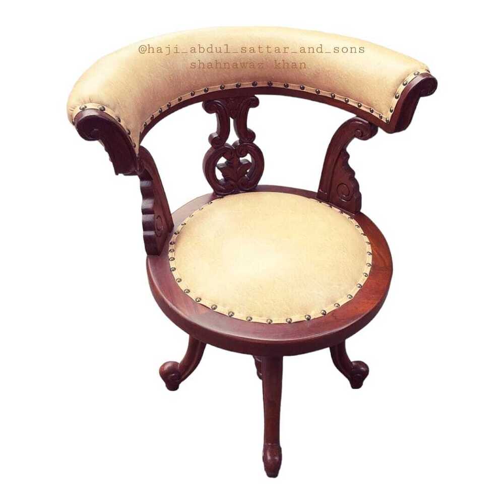 Antique Wooden Revolving Chair