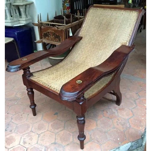 Antique Teakwood Planter Chair