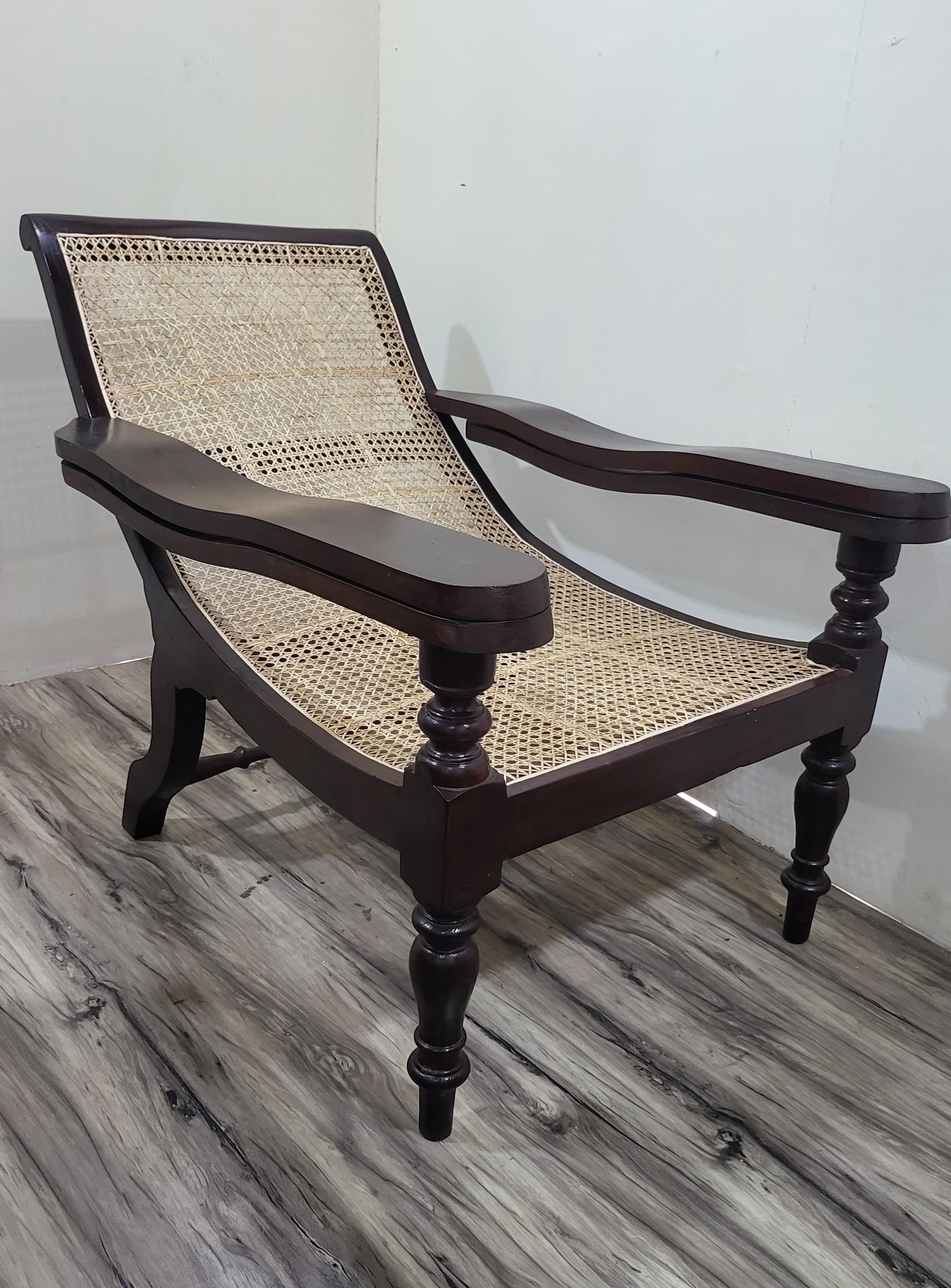 Antique Teakwood Planter Chair