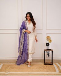 HEAVY FANCY PANT SUIT PAIR WITH DUPATTA SET