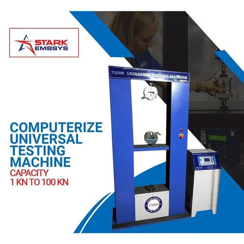 Digital Computerized Tensile Testing Machine - Color: Blue