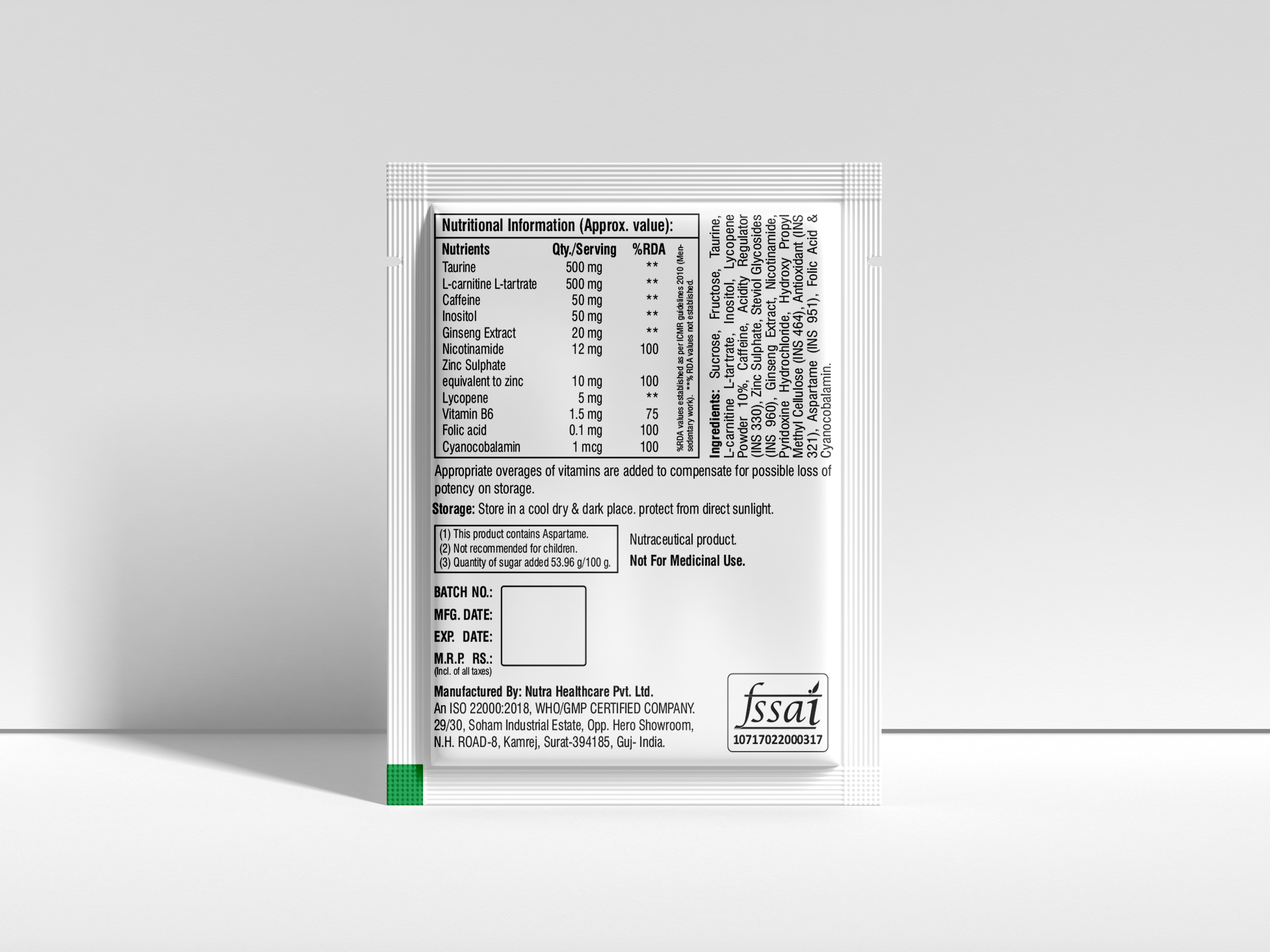 VITAMINS AND MINERALS
