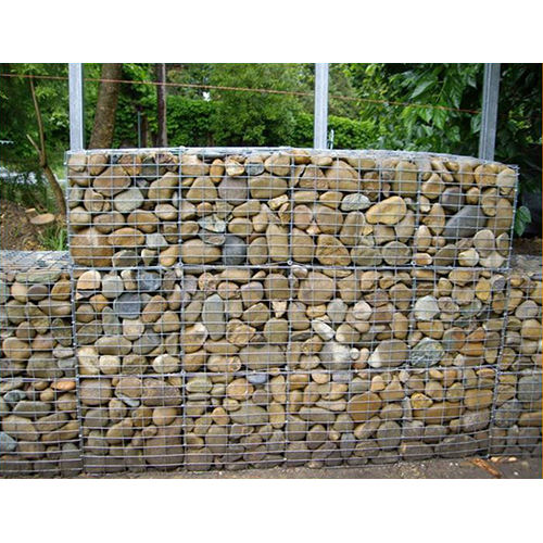 Galvanised Gabion Boxes - Color: Silver