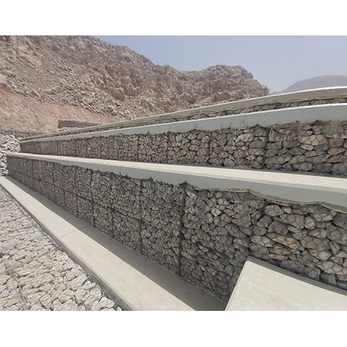 Galvanised Gabion Boxes - 60x80 Millimeter, Silver-coated Galvanized Iron Wire Mesh, 2 Millimeter Wire Diameter, Wire Cloth Style