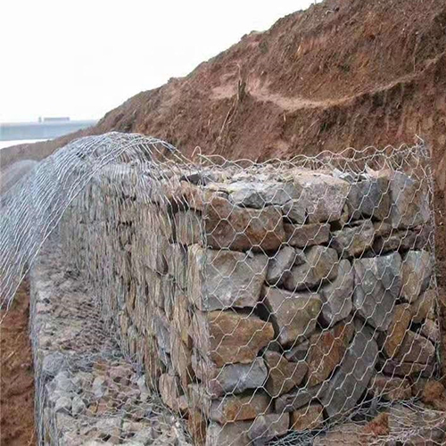 Galvanised Gabion Boxes - 60x80 Millimeter, Silver-coated Galvanized Iron Wire Mesh, 2 Millimeter Wire Diameter, Wire Cloth Style