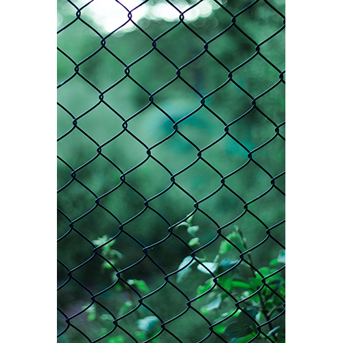 Metal Chain Link Fence - Hot-dipped Galvanized Mild Steel, 8 Ft Height, 50 X 50 Mm Mesh Size, Powder-coated Silver Frame, Durable And Secure Barrier