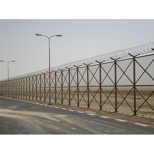 Steel Welded Mesh Fence - Application: Defense Area