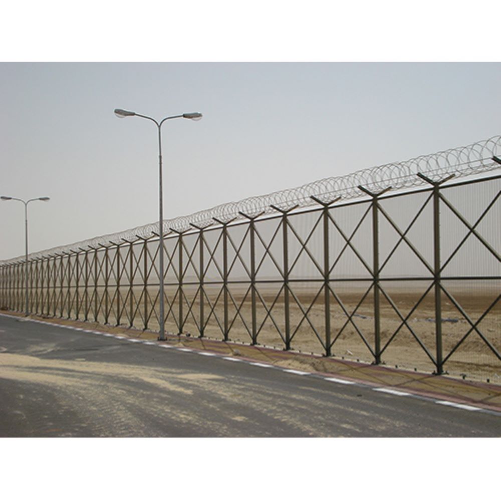 Steel Welded Mesh Fence - Application: Defense Area