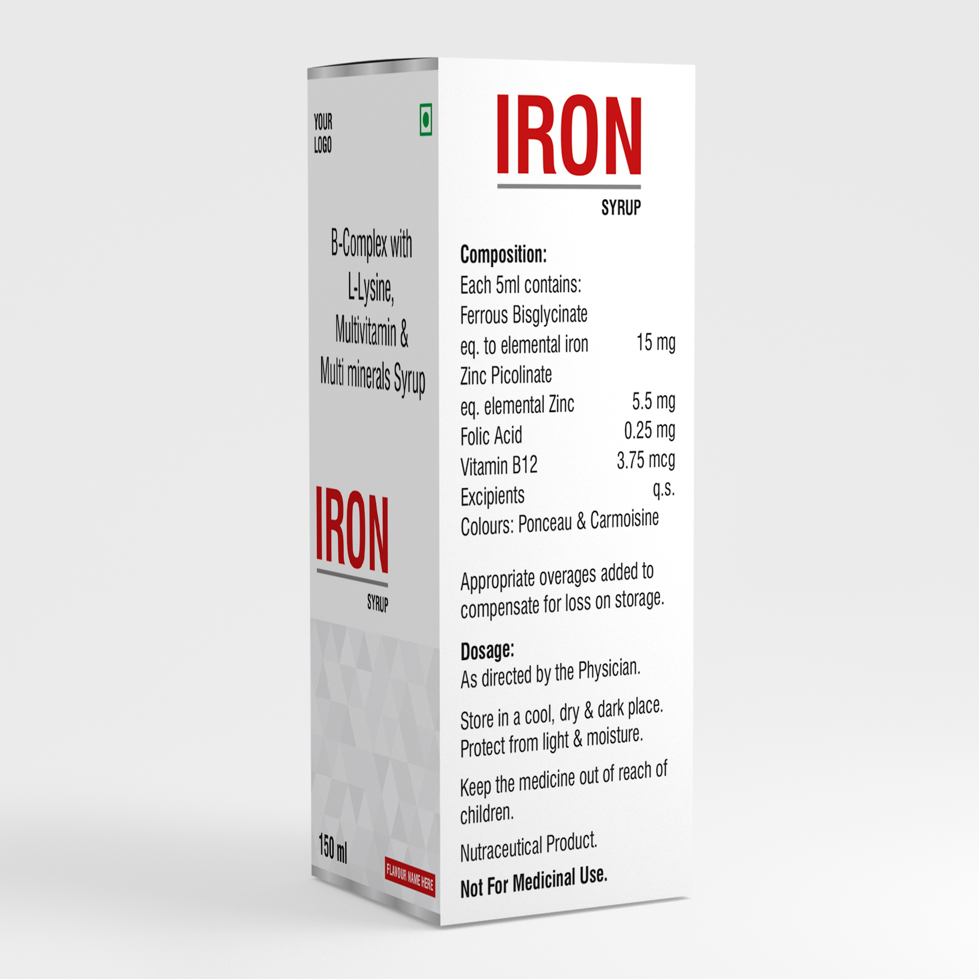 Folic Acid And Iron With Zinc Syrup