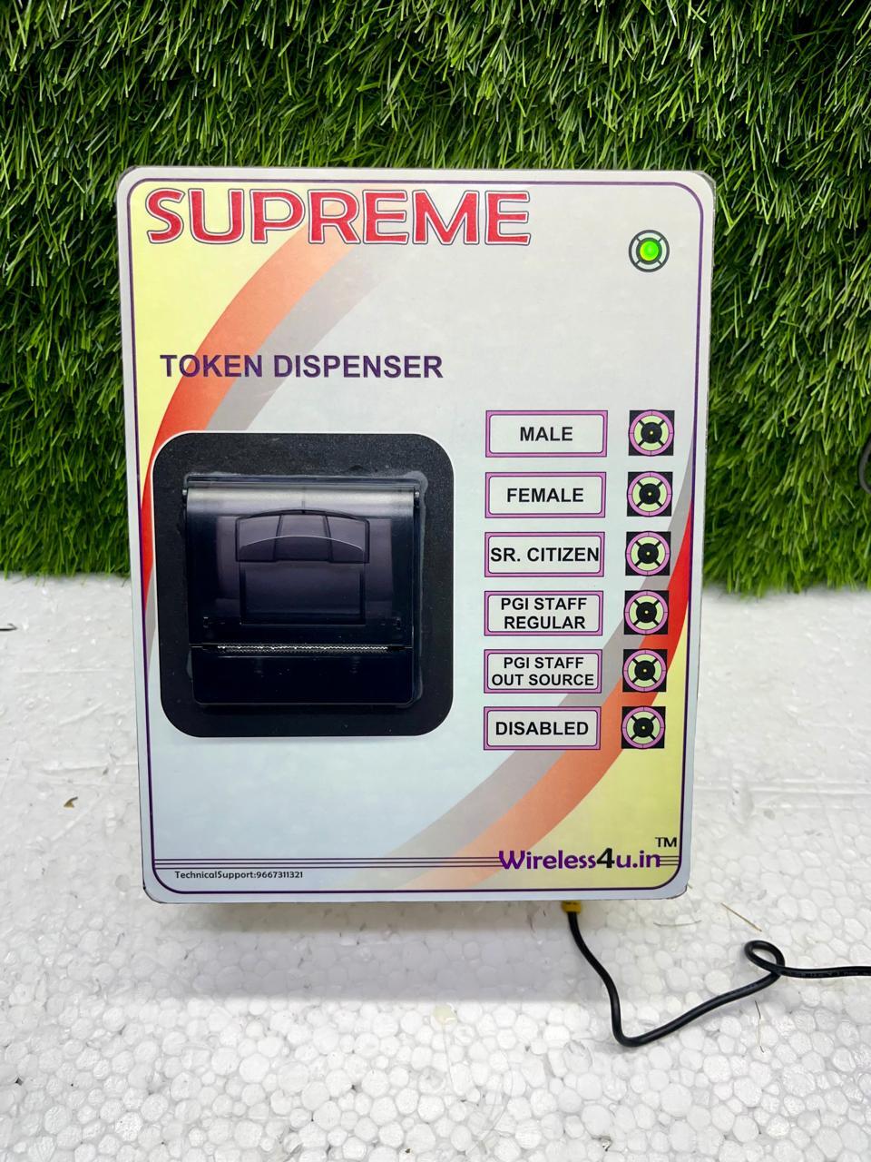 Token Dispenser For 6 Buttons