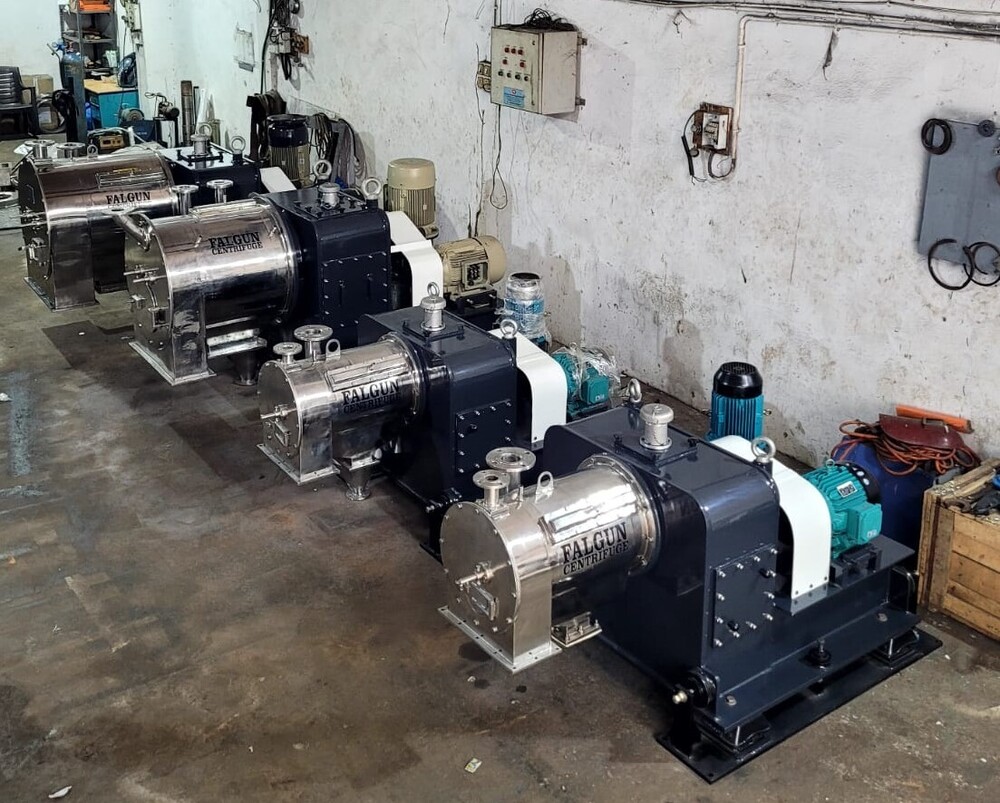 Sea salt processing centrifuge