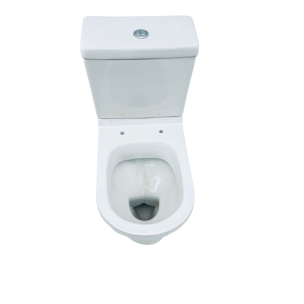 Apollo Two Piece Toilet Set - Color: White
