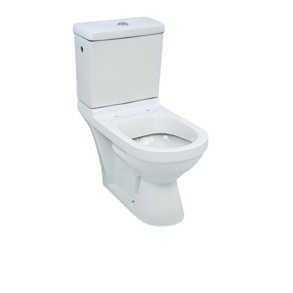 Apollo Two Piece Toilet Set - Color: White