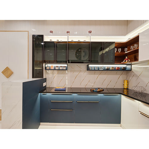 Premium Plain Modular Kitchen